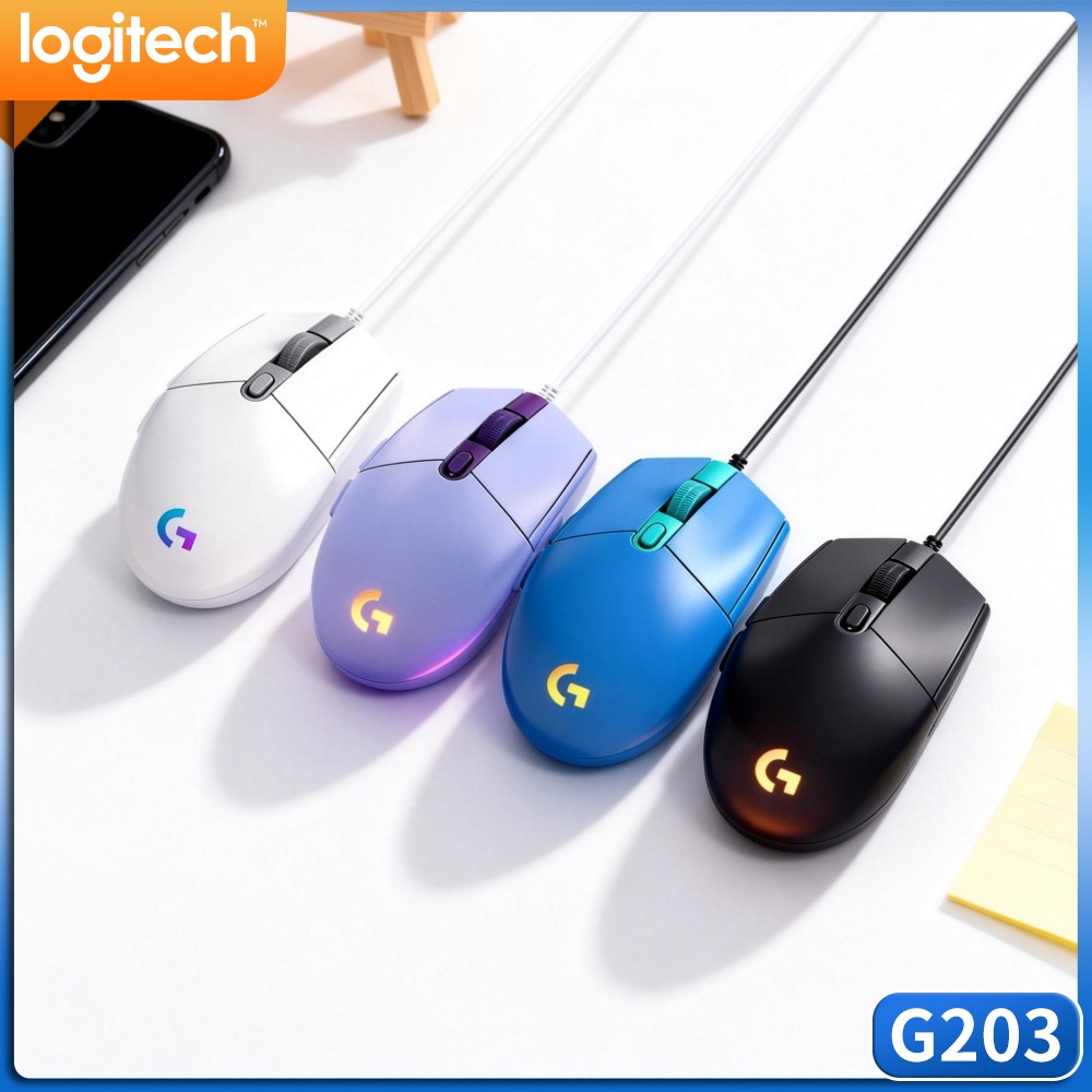 Logitech Mouse G203 - Souris de jeu filaire Logitech G203