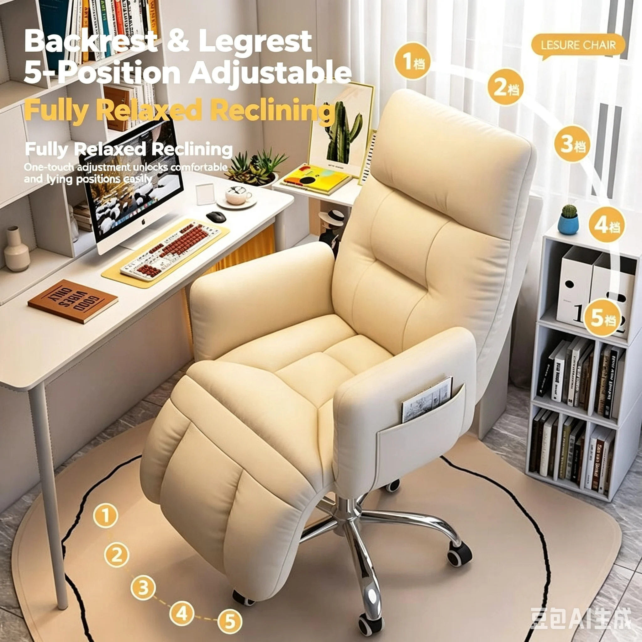 Fauteuil de bureau inclinable  - Office Tech Gear avis et prix